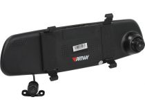 Artway AV-601 (2xCam, 1920х1080/640x480, 120°/90°, LCD 3.5 , microSDXC, мик, Li-Ion)