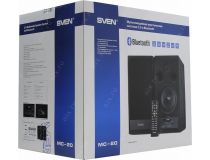 Колонки SVEN MC-20 (2x45W, дерево, Bluetooth, microSD, FM, ПДУ)