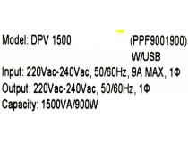 UPS 1500VA FSP PPF9001900  DPV1500 USB, LCD