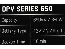 UPS 650VA FSP  PPF3601900  DPV650 USB, LCD