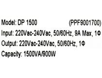 UPS 1500VA FSP  PPF9001700  DP1500