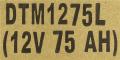 Аккумулятор Delta DTM 1275L (12V, 75Ah) для UPS