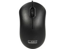 CBR Optical Mouse CM112 Black  (RTL) USB 3but+Roll