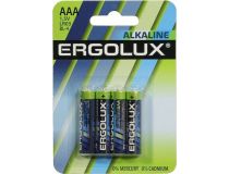 Ergolux LR03 BL-4 Size AAA, щелочной (alkaline) уп. 4 шт 