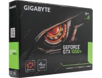 4Gb PCI-E GDDR5 GIGABYTE GV-N105TD5-4GD (RTL) DVI+HDMI+DP GeForce GTX1050Ti 