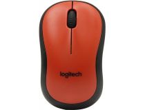 Logitech M220 Red Silent Wireless Mouse  910-004880/910-004897  (RTL) USB 3btn+Roll