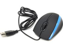 Defender Optical Mouse MM-340 Black&Blue  (RTL) USB 3btn+Roll 52344 