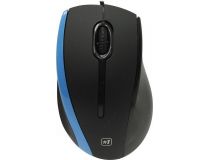 Defender Optical Mouse MM-340 Black&Blue  (RTL) USB 3btn+Roll 52344 