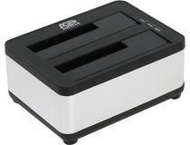AgeStar 3UBT8-Silver SATA Docking Station (для подключения 2x3.5 /2.5 SATA HDD, USB3.0)