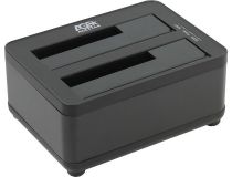 AgeStar 3UBT8-Black SATA Docking Station (для подключения 2x3.5 /2.5 SATA HDD, USB3.0)