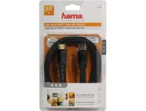 Hama 122117 Кабель HDMI to HDMI (19M -19M) 1.5м плоский High Speed with Ethernet