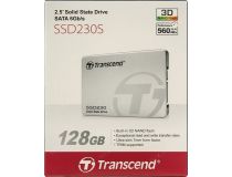 SSD 128 Gb SATA 6Gb/s Transcend SSD230S  TS128GSSD230S 2.5 3D TLC