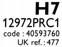 Philips Vision 12972PRC1 Лампа автомобильная (H7, 55W, 12V)