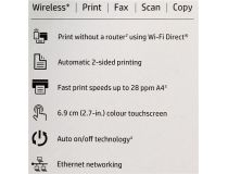 HP LaserJet Pro MFP M227fdw G3Q75A (A4,256Mb,LCD,28стр/мин,лазерноеМФУ,факс,USB2.0,сеть,WiFi,ADF,двуст.печать,NFC)