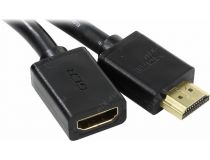 Greenconnect GCR-HMFR6-BB3S-1m Кабель удлинительный HDMI (19M-19F) 1м ver1.4