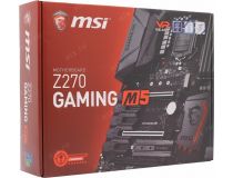 MSI Z270 GAMING M5 (RTL) LGA1151 Z270 3xPCI-E HDMI+DP GbLAN SATA ATX 4DDR4