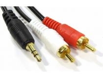 Exegate EX225928RUS Кабель Jack3.5-M -- 2RCA-M 5м