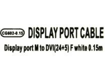 VCOM CG602-0.15м Кабель-переходник DisplayPort (M) -  DVI (F) 0.15м