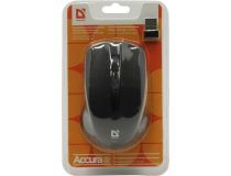 Defender Accura Wireless Optical Mouse MM-935 Black  (RTL) USB3btn+Roll 52935 