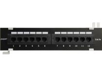 Patch Panel UTP 12 port кат.5e настенная Exegate EX256754RUS  разъём KRONE&110 (dual IDC)