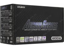 Блок питания Zalman ZM1200-ARX Black Acrux 1200W ATX (24+2x4+8x6/8пин) Cable Management