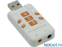 Orient AU-01PLW USB адаптер для микрофона и наушников