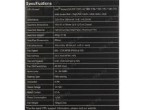 Cooler Master RR-212X-17PK-R1  Hyper 212X (4пин,775/1155/1366/2011/AM2/AM3/FM1,13-28.6дБ,600-1700об/м,тепл.тр.)