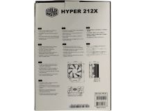 Cooler Master RR-212X-17PK-R1  Hyper 212X (4пин,775/1155/1366/2011/AM2/AM3/FM1,13-28.6дБ,600-1700об/м,тепл.тр.)