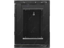 NT WALLBOX 9-63 B Шкаф 19 настенный, чёрный 9U 600x350, дверь стекло-металл