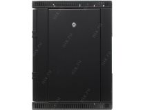 NT WALLBOX 9-63 B Шкаф 19 настенный, чёрный 9U 600x350, дверь стекло-металл