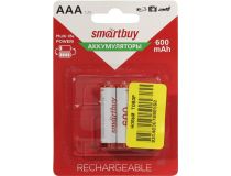 Аккумулятор Smartbuy SBBR-3A02BL600 (1.2V, 600mAh) NiMh, Size  AAA  уп. 2 шт 