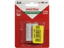 Аккумулятор Smartbuy SBBR-2A02BL2700 (1.2V, 2700mAh) NiMh, Size  AA  уп. 2 шт 