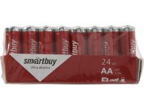 Smartbuy SBBA-2A24S, Size AA , 1.5V, щелочной (alkaline)  уп. 24 шт 