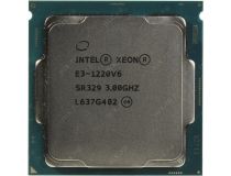 CPU Intel Xeon E3-1220 V6 3.0 GHz/4core/1+8Mb/72W/8 GT/s LGA1151