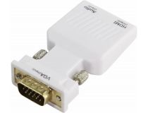 VGA to HDMI Converter VGA(15M)+audio--  HDMI (F) (питание microUSB)