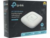 TP-LINK EAP245 Wireless Gigabit Ceiling Mount Access Point (1UTP 1000Mbps PoE, 802.11b/g/n/ac,1300Mbps,6x4dBi)