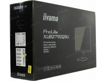 27   ЖК монитор IIYAMA ProLite XUB2792QSU-B1 Black с пов.экрана (LCD,2560x1440,DL DVI,HDMI,DP,USB3.0 Hub)