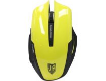 JETACCESS Comfort Wireless Optical Mouse OM-U54G Yellow (RTL) USB6btn+Roll, беспроводная
