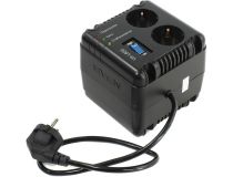 Стабилизатор SVEN VR-L600 Black (вх.184-285V, вых.198-253V, 200W, 2 розетки Euro)