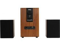 Колонки Dialog Progressive AP-150 Brown (2х5W +Subwoofer 10W, дерево, SD, USB, FM, ПДУ)