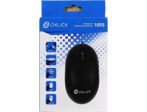 OKLICK Optical Mouse 105S  Black (RTL) USB 3btn+Roll 400941 