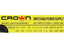 Блок питания CROWN Micro  CM-PS450W Smart ATX (24+2x4)