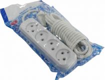 Удлинитель Smartbuy SBE-10-4-05-N White  5м (4 розетки)