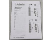 Сетевой удлинитель Defender E530  3м (5 розеток) 99230 