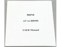 AV to HDMI Converter (RCA in, HDMI out)