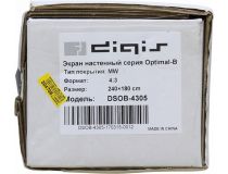 Экран Digis Optimal-B DSOB-4305 (114 , 4:3, 240x180см, Matte White)