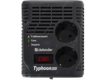 Стабилизатор Defender AVR Typhoon 600 (200W, 6 A, вх.175 ~ 285V, вых.198~242V,2 розетки евро.стандарт) 99032 