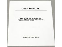 Orient HSP0104H-2.0 HDMI Splitter (1in - 4out, ver2.0) + б.п.