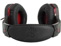 Наушники с микрофоном Bloody G501 Black-Red (7.1,шнур 2.2м, USB, с регулятором громкости)