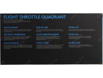 Logitech Pro Flight Throttle Quadrant (6кн., РУД, USB) 945-000015 
